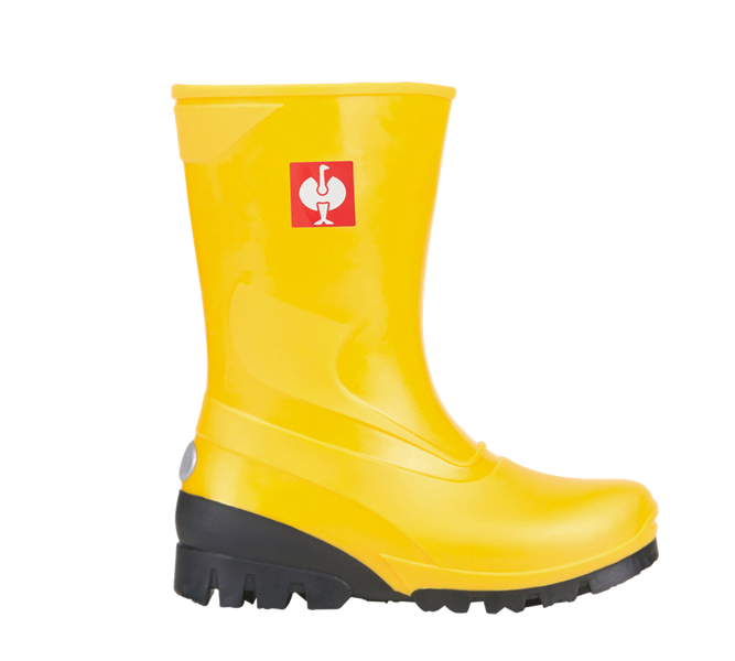 Widok główny, Buty robocze, Gumowce dziecięce, żółty