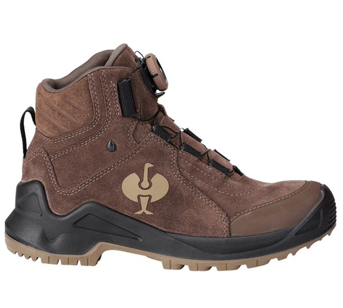 Widok główny, Buty robocze, O2 Buty robocze e.s. Apate II mid, kasztanowy/orzech laskowy