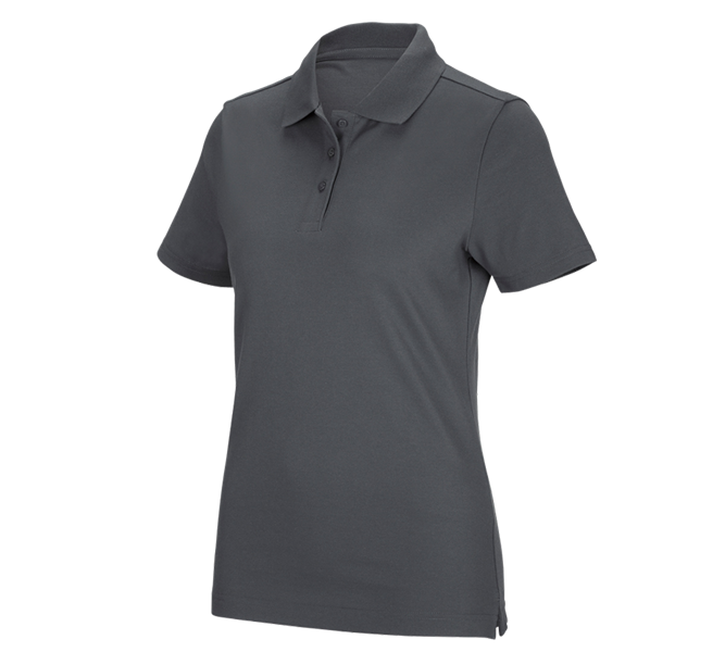 Widok główny, Koszulki | Pulower | Bluzki, e.s. Koszulka polo funkcyjna poly cotton, damska, antracytowy