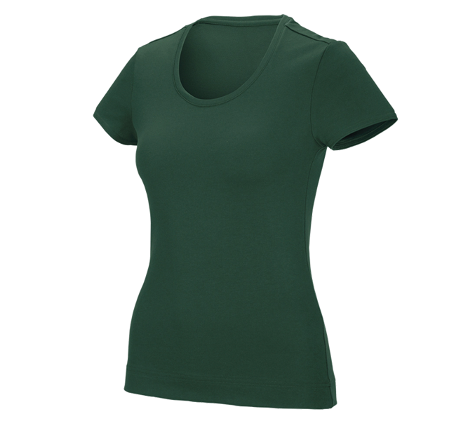 Widok główny, Basics, e.s. Koszulka funkcyjna poly cotton, damska, zielony
