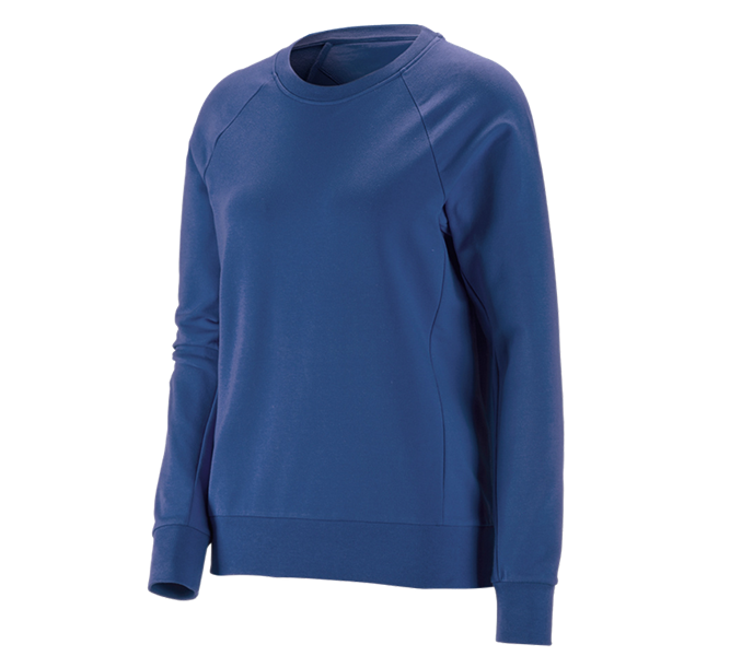 Widok główny, Koszulki | Pulower | Bluzki, e.s. Bluza cotton stretch, damska, błękit alkaliczny