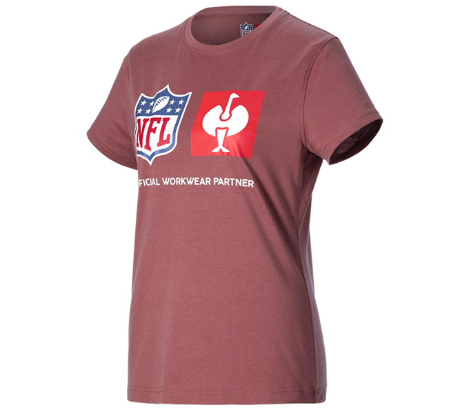 Widok główny, Współpraca, NFL T-Shirt cotton, ladies, czerwony tlenkowy