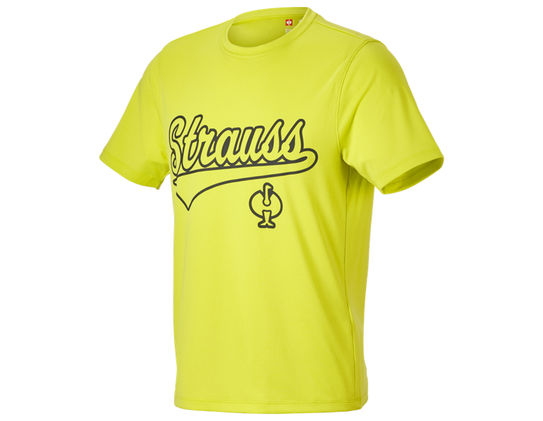 Widok główny, T-shirty, e.s. Koszulka funkcyjna Strauss, żółty acid