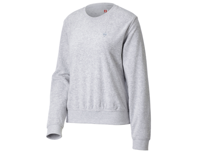 Widok główny, Nowe Produkty, e.s. Bluza Terry, damsk, szary melanżowy