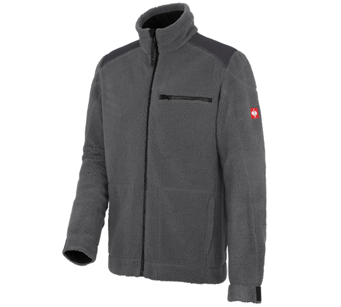 Widok główny, Kurtki robocze, Kurtka z dzianiny baranizowanej e.s.roughtough, tytanowy