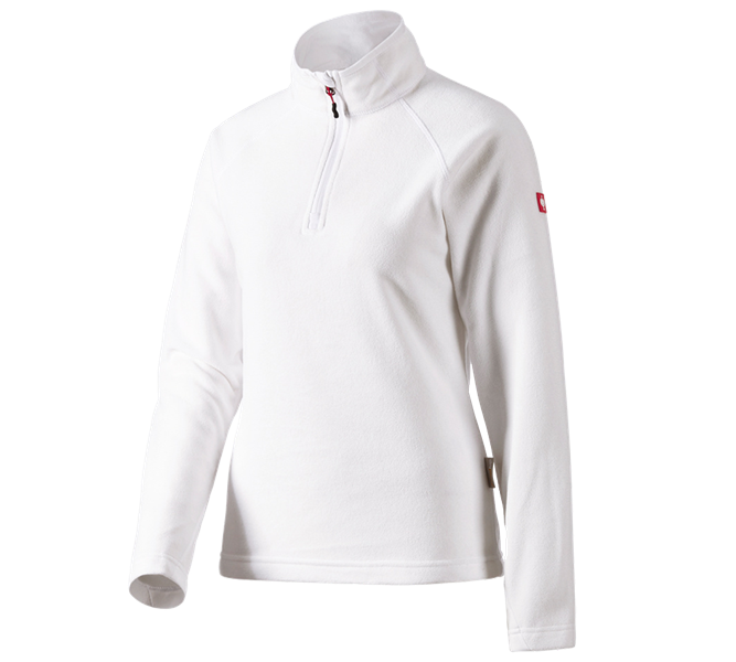 Widok główny, Koszulki | Pulower | Bluzki, Bluza Troyer z mikropolaru dryplexx® micro, damska, biały