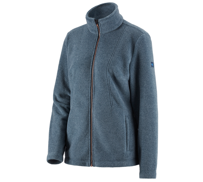 Widok główny, Kurtki polarowe | Kurtki z dzianiny, Kurtka polarowa e.s.vintage, damska, niebieski arktyczny melanżowy