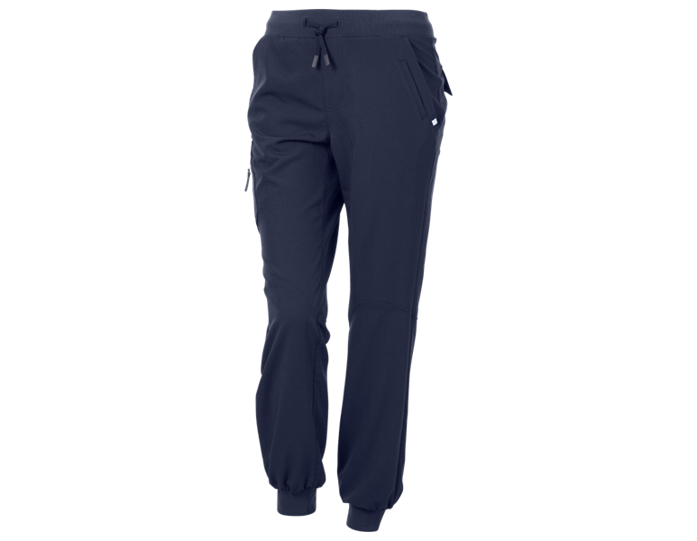 Widok główny, Spodnie robocze, Spodnie z kieszenią e.s.avida, damskie, granatowy