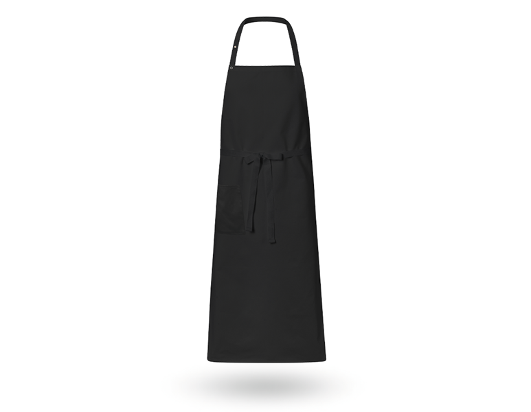 Widok główny, Fartuchy gastronomiczne, Fartuch przedni Villach, czarny