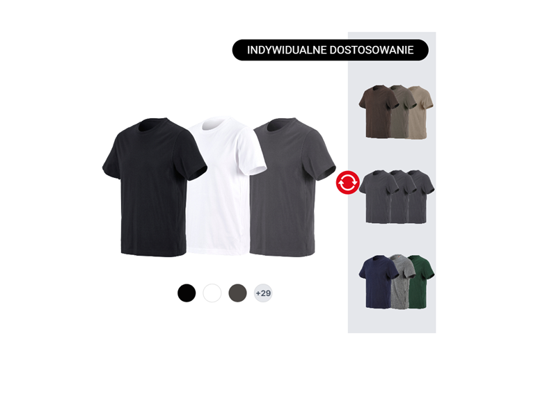 ZESTAW MĘSKI: 3x e.s. Koszulka cotton