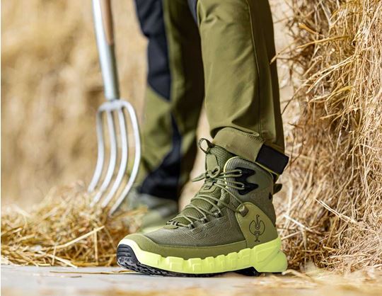 Widok 2, O6 Buty robocze e.s. Brixen mid, zielony jałowcowy