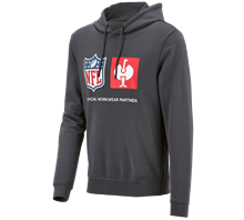 Widok główny, NFL Hoodie cotton, karbonowym szary