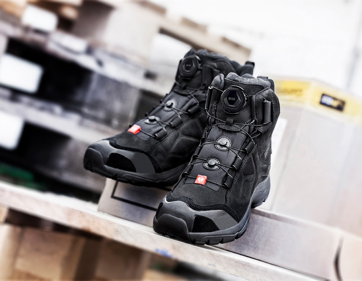e.s. O2 Buty robocze Tethys mid czarny | Strauss