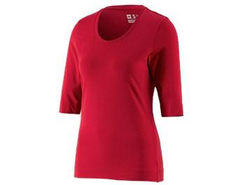 e.s. Koszulka rękaw 3/4 cotton stretch, damska