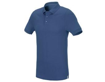 e.s. Koszulka polo z piki cotton stretch, slim fit