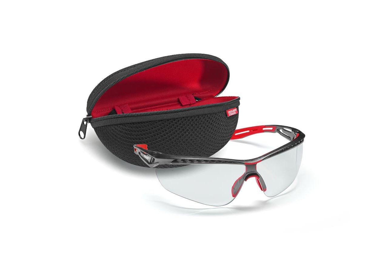 BHP: SET: e.s. Okulary ochronne Seki+Etui z siatki mesh