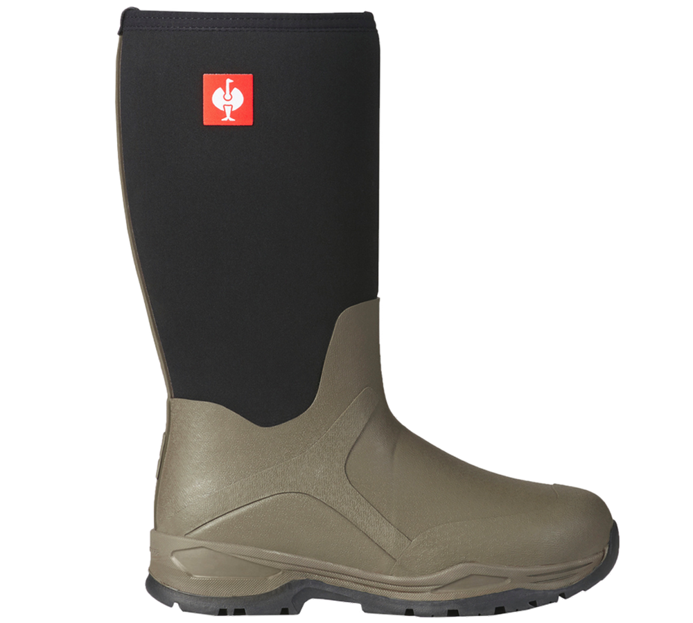 O4: e.s. O4 Specj. neopren. gumowce robocze Fides high + kamienny/czarny