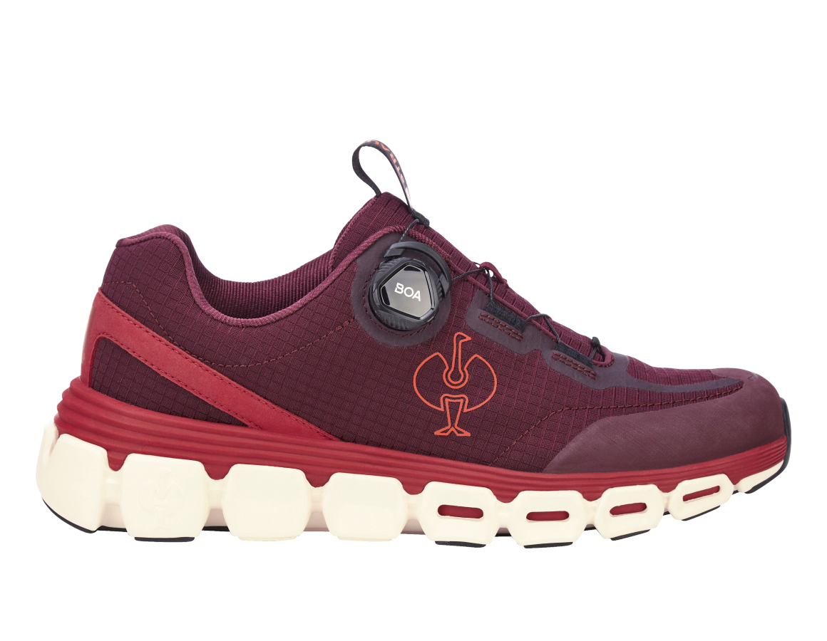 O1: O1 Buty robocze e.s. Rexburg low + mahoniowa czerwień