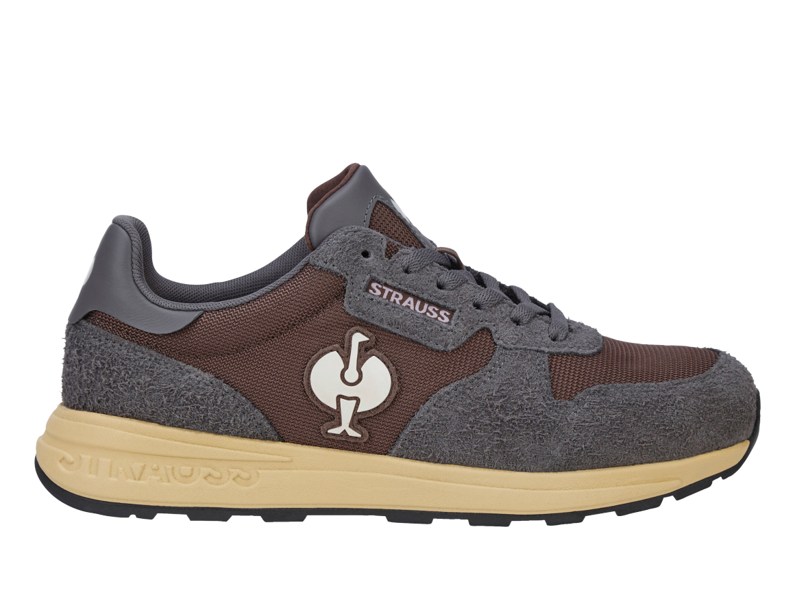 S1: S1 Buty bezpieczne e.s. Canberra low + kora mahoniu