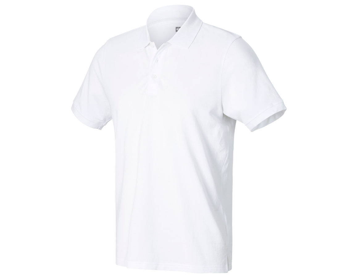 Koszulki | Pulower | Koszule: e.s. Koszulka polo z piqué cotton light + biały