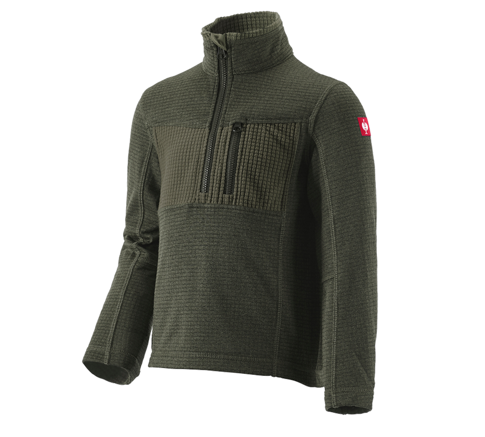 Koszulki | Pulower | Bluzki: Bluza Troyer climacell e.s.dynashield, dziecięca + tymiankowy melanżowy