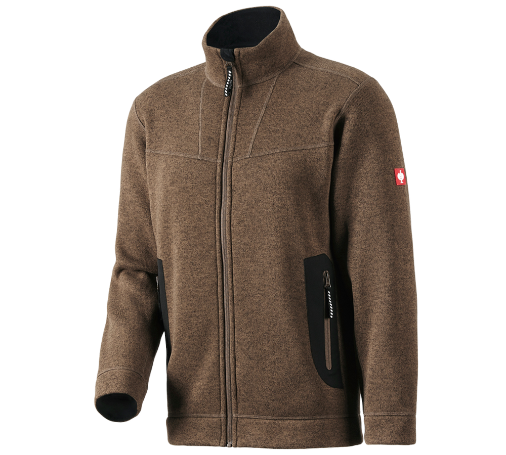 Kurtki robocze: e.s. Kurtka therma-plus + orzech laskowy melanżowy