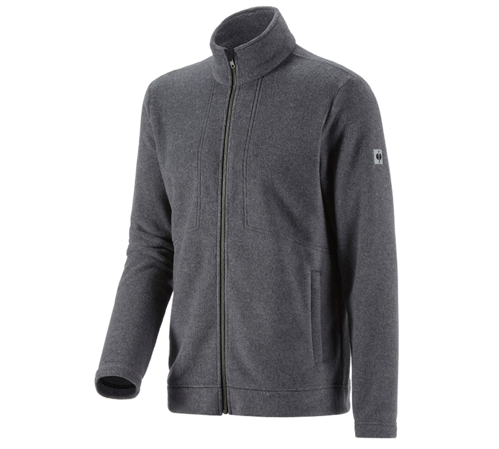Kurtki robocze: Kurtka polarowa e.s.vintage + czarny melanżowy