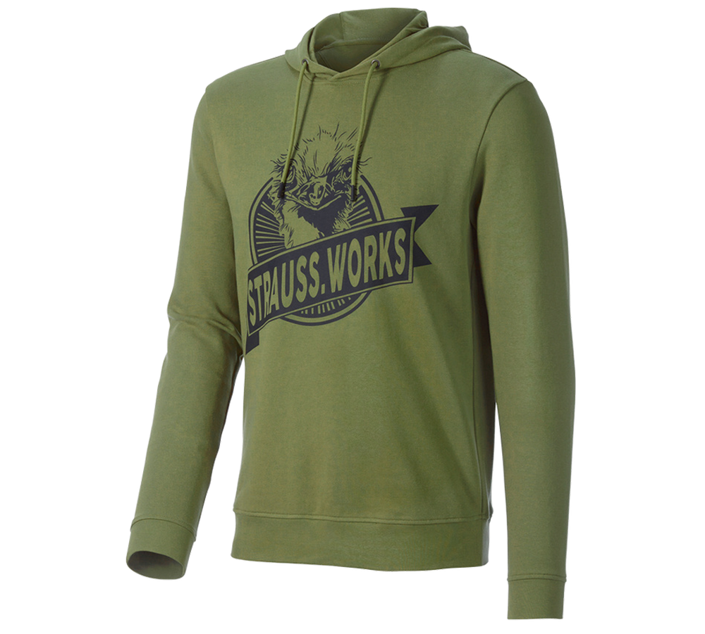 Koszulki | Pulower | Koszule: Bluza z kapturem e.s.iconic works + górska zieleń