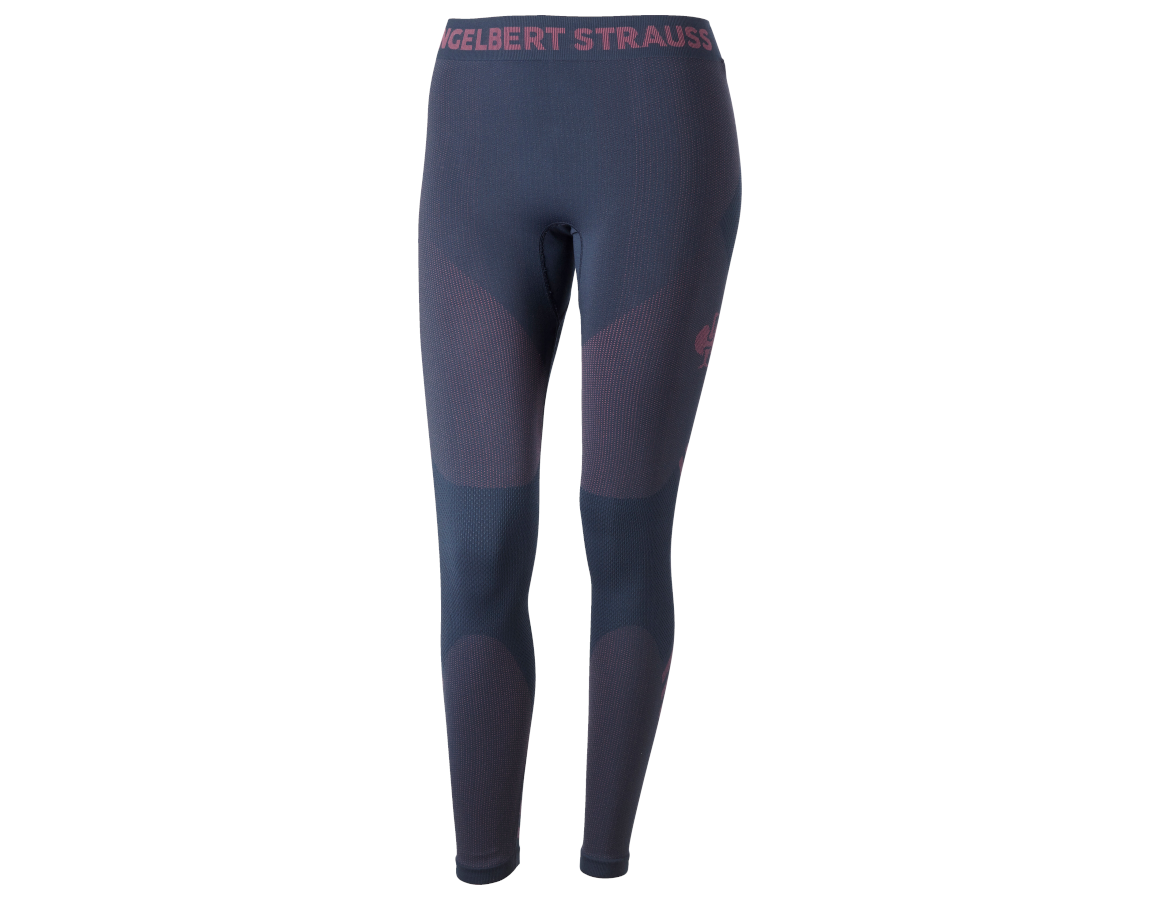 Bielizna funkcyjna: Legginsy funkcyjne e.s.trail seamless-warm,damskie + niebieski marine/różowy tara