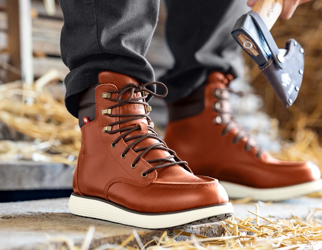 O2: O2 Buty robocze e.s. Boulder mid + czerwonobrązowy 1
