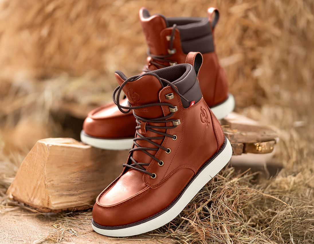 O2: O2 Buty robocze e.s. Boulder mid + czerwonobrązowy 2