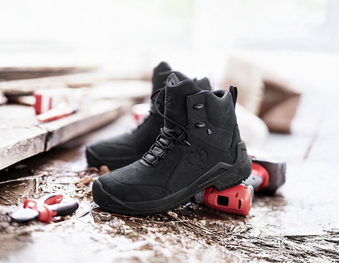 O6: O6 Buty robocze e.s. Termoli mid + czarny