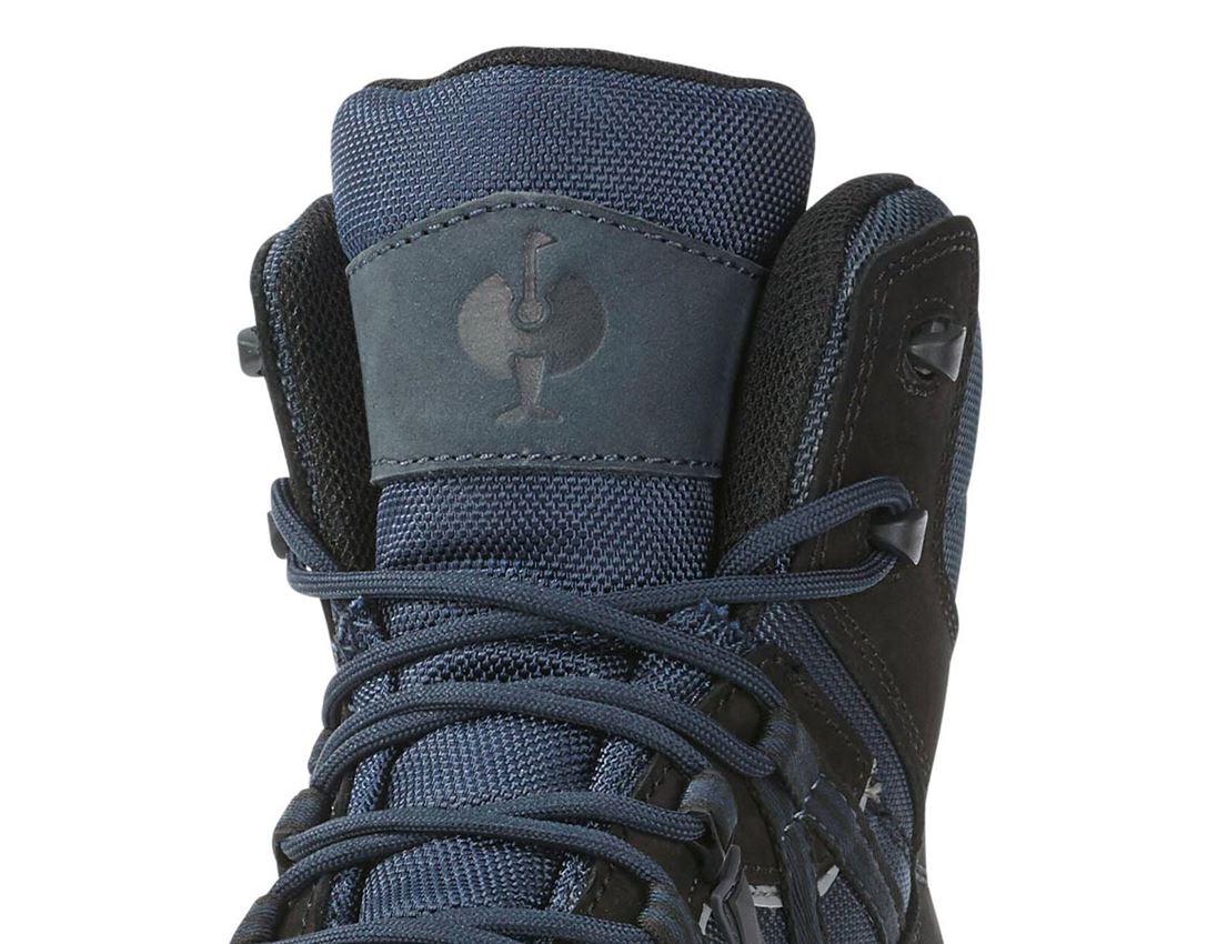 S1: e.s. S1 Buty bezpieczne Pallas mid + czarny/szafirowy 2
