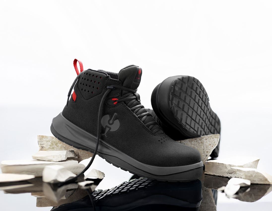 S1P: S1P Buty bezpieczne e.s. Banco mid + czarny