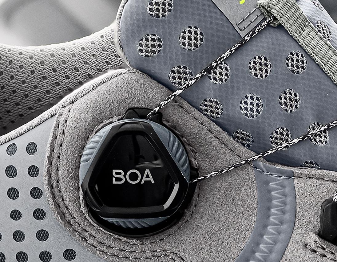 S1: S1 Półbuty bezpieczne e.s. Mareb + perłowoszary/żółty ostrzegawczy 2