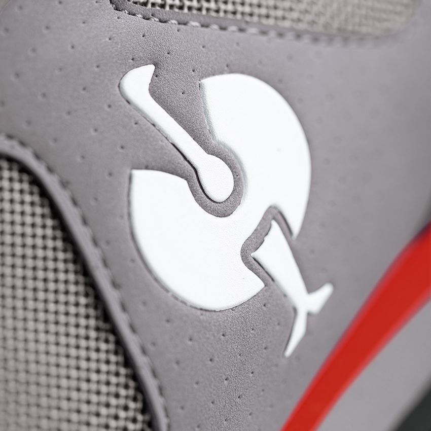 S1: S1 Półbuty bezpieczne e.s. Sirius II + jasnoszary/biały/czerwony 2