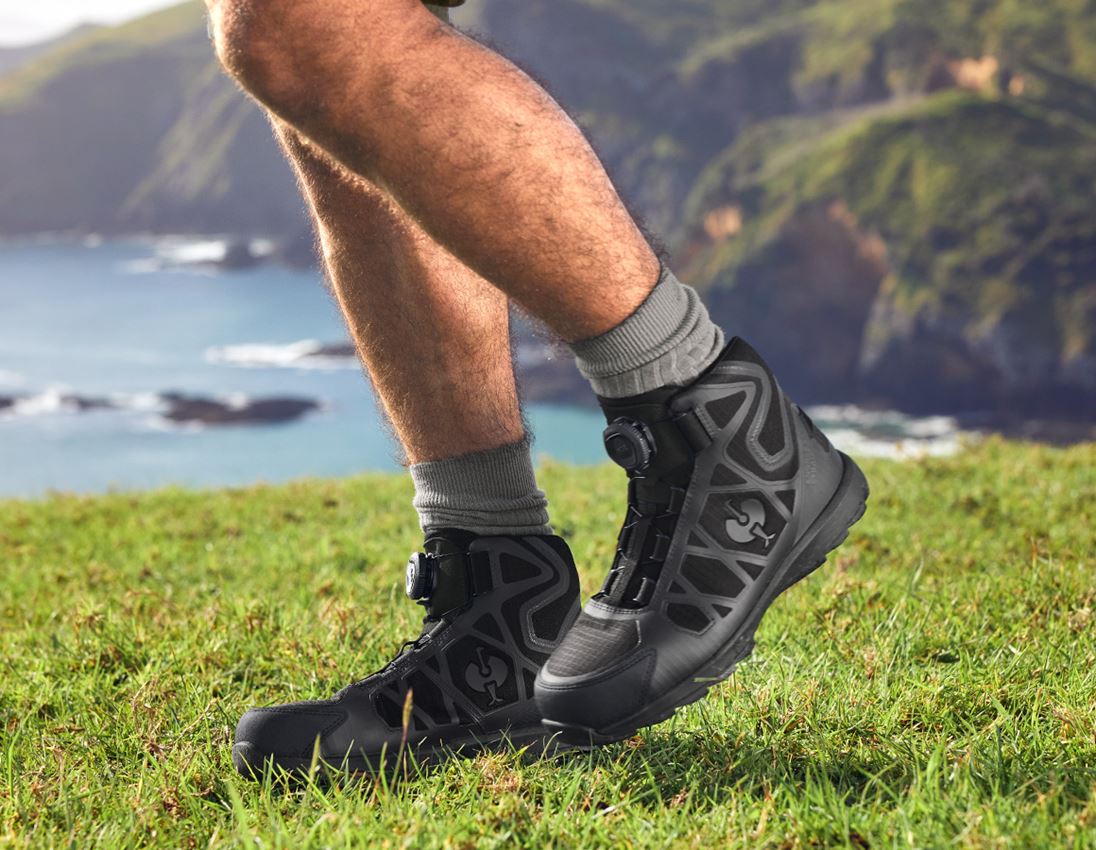 S1P: S1P Buty bezpieczne e.s. Baham II mid + czarny 1