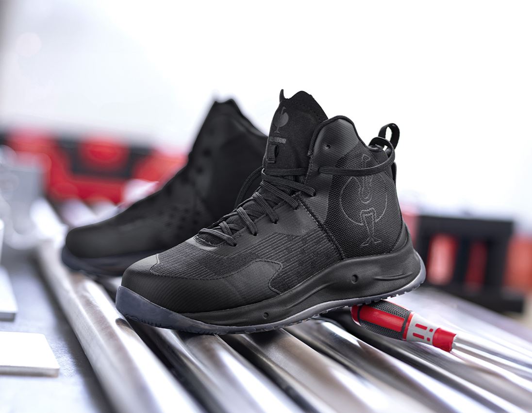 S1P: S1PS Buty bezpieczne e.s. Marseille mid + czarny 1