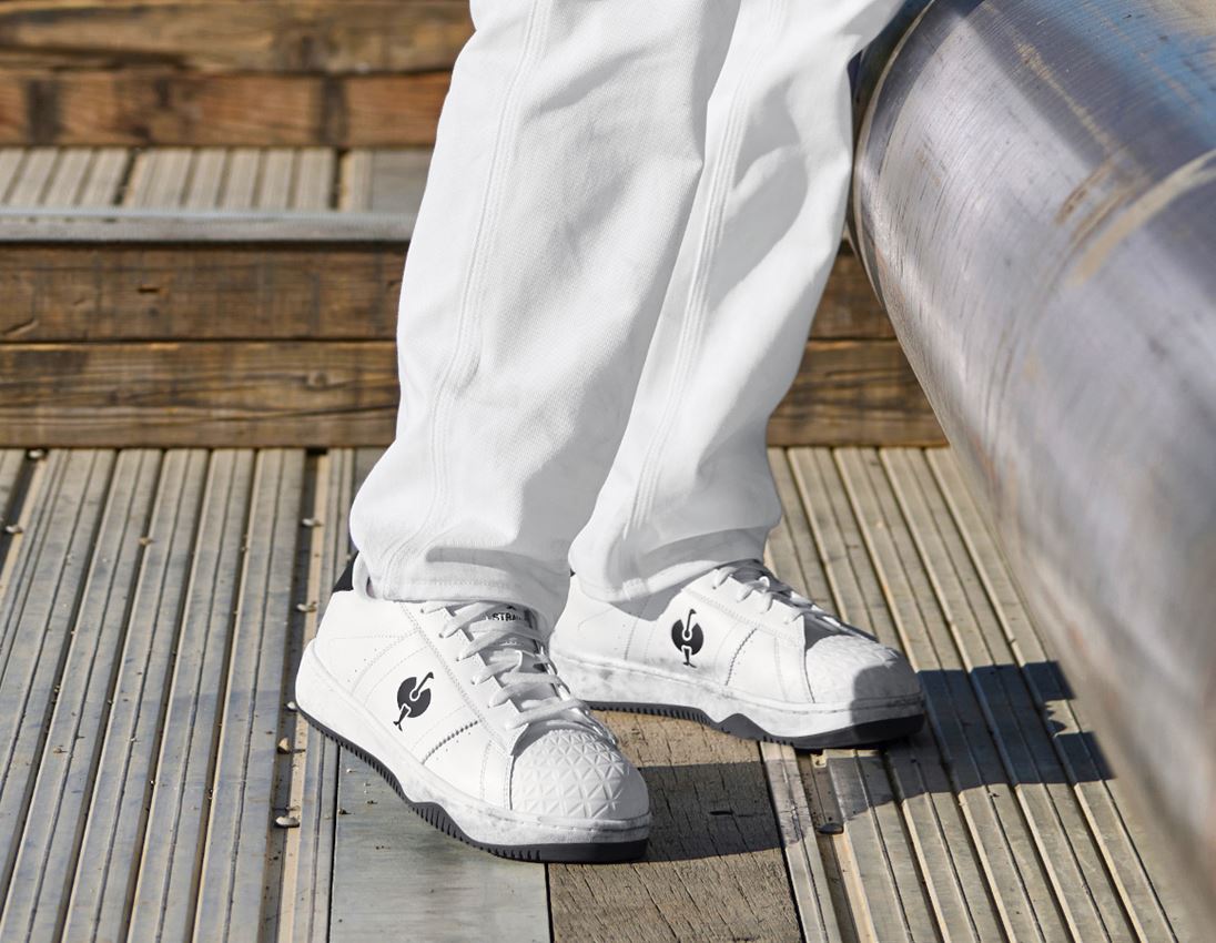 S1: S1 Buty bezpieczne e.s. Philly low + biały/czarny 5