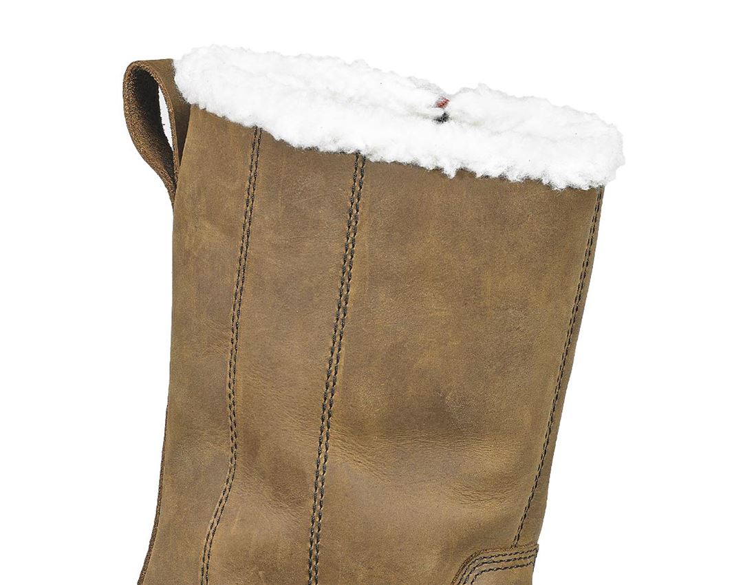 S7: S7 Buty bezpieczne wys. wsuwane e.s. Okomu high + brązowy 2