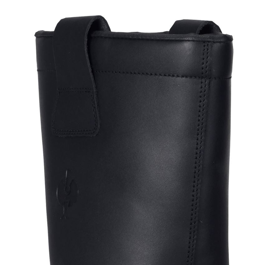 S3: S3 Zimowe buty bezpieczne wysokie + czarny 2