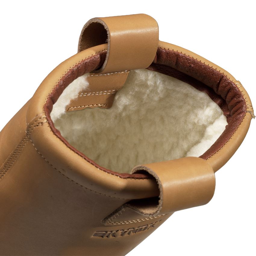 S3: S3 Zimowe buty bezpieczne wysokie + brązowy 2