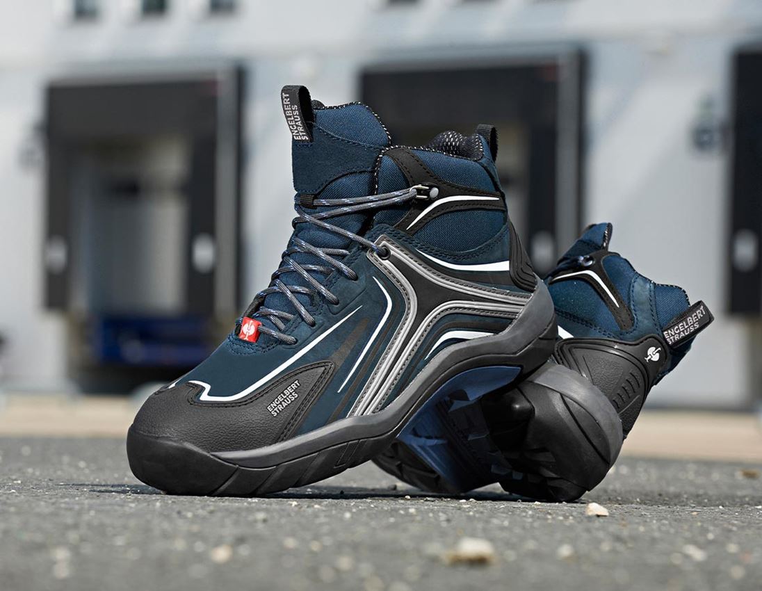 S3: e.s. S3 Buty bezpieczne Cursa + szafirowy/cementowy