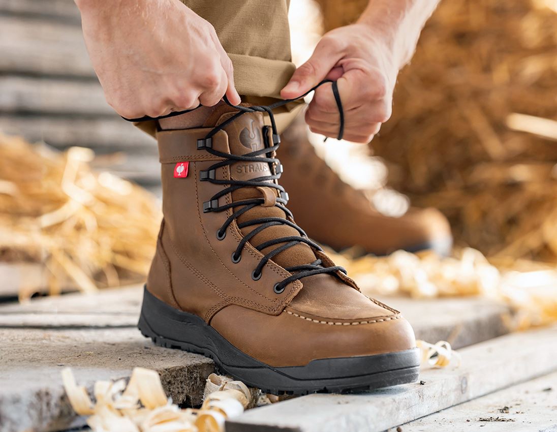 S3: S3 Buty bezpieczne e.s. Omaha mid + brąz karobu 1