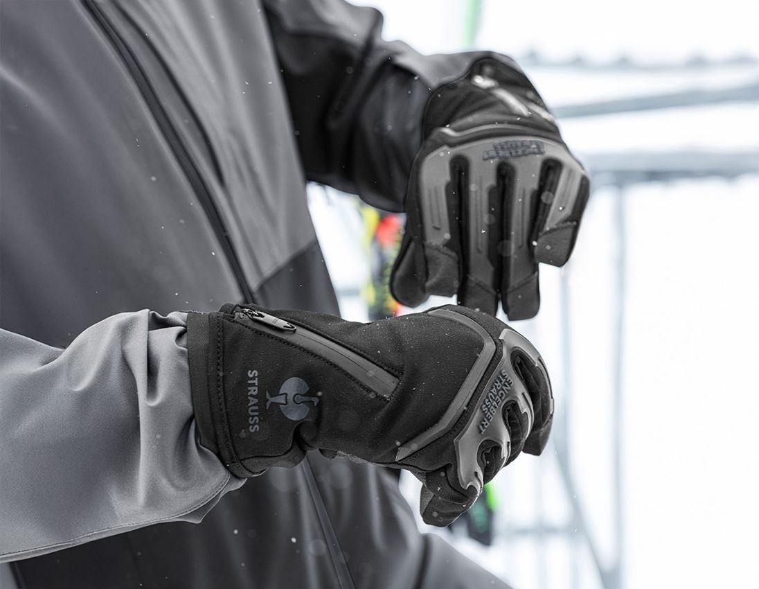 Hybrydowy: e.s. Rękawice zimowe Proteus Ice + czarny/szary 2