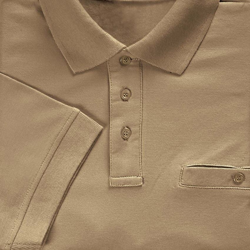 Koszulki | Pulower | Koszule: e.s. Koszulka polo cotton Pocket + khaki 2