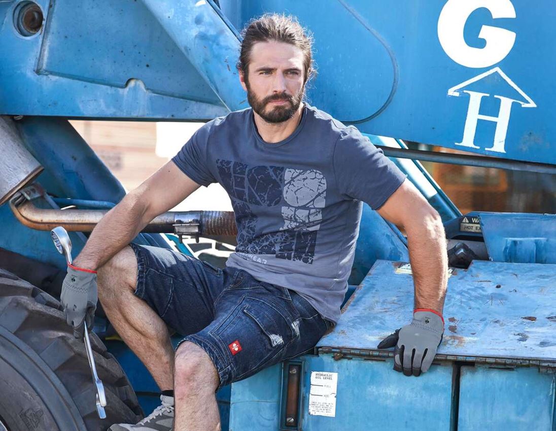 Koszulki | Pulower | Koszule: e.s. Koszulka denim workwear + niebieski antyczny vintage 2