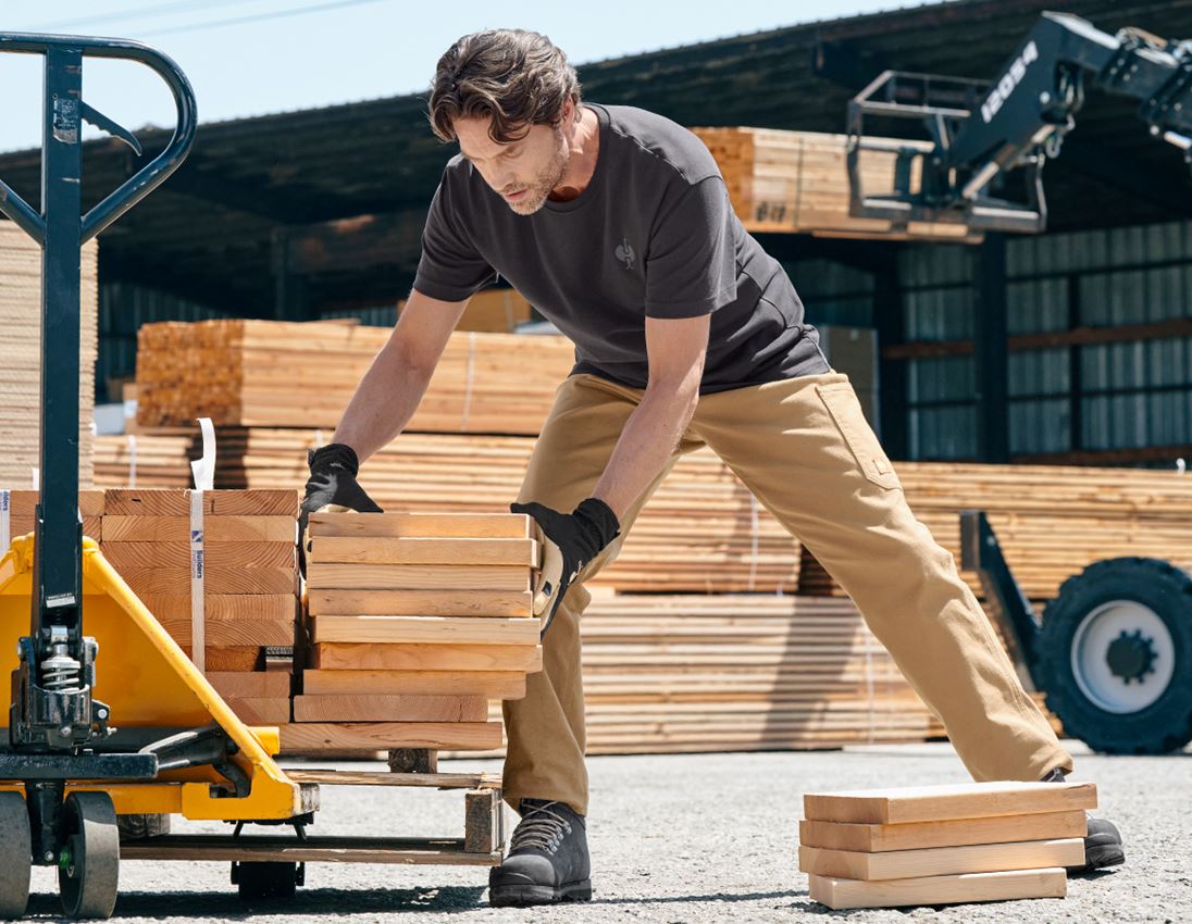 Koszulki | Pulower | Koszule: Koszulka heavy e.s.iconic + czarny 3