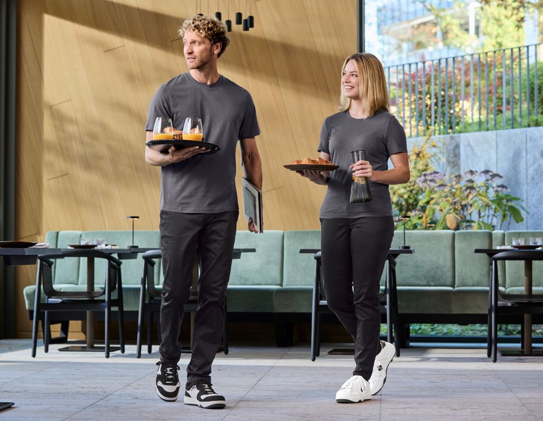 Koszulki | Pulower | Koszule: e.s. Koszulka cotton, long fit + antracytowy 3