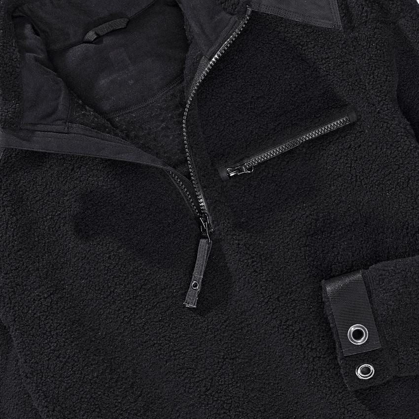 Koszulki | Pulower | Koszule: Bluza Troyer z dzianiny baraniz. e.s.roughtough + czarny 2